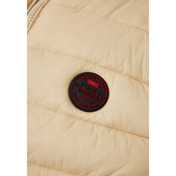 FBM009-001-01_STONE_7 Ανδρικό Γιλέκο FUNKY BUDDHA FBM009-001-01 Εκρού - Image 2