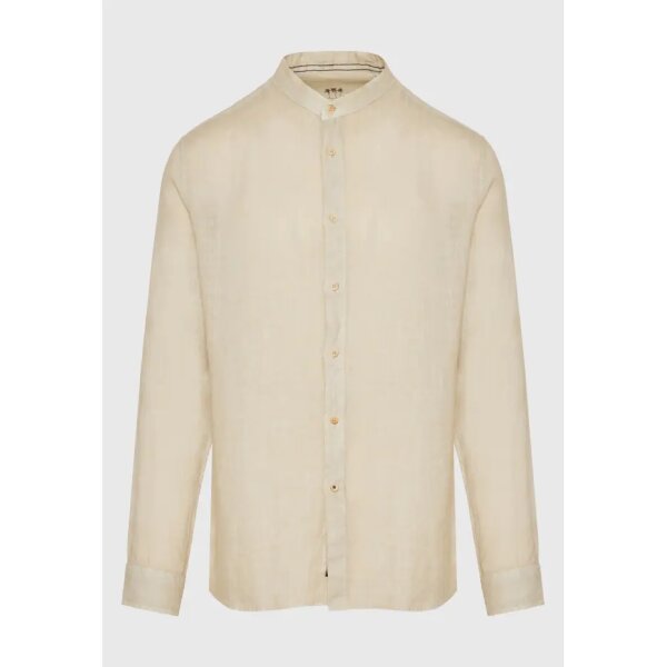 FBM009-003-05_SAND_6 Ανδρικό Πουκάμισο FUNKY BUDDHA FBM009-003-05 Μπέζ - Image 1