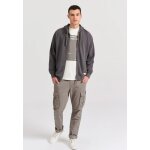 Ανδρική Ζακέτα FUNKY BUDDHA FBM009-003-06 Ανθρακί - Image 3