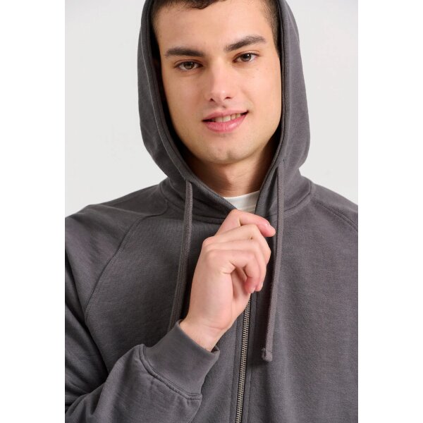 Ανδρική Ζακέτα FUNKY BUDDHA FBM009-003-06 Ανθρακί - Image 4