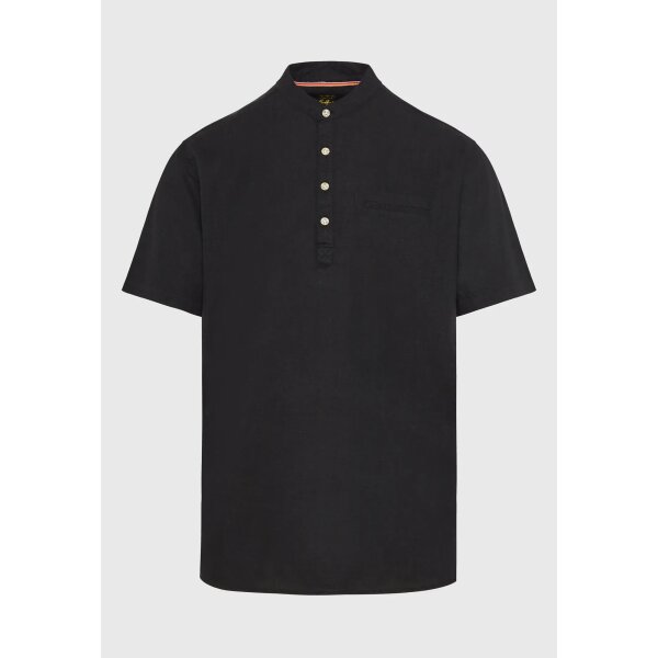 Ανδρικό Πουκάμισο MAO FUNKY BUDDHA FBM009-006-05 Μαύρο - Image 1