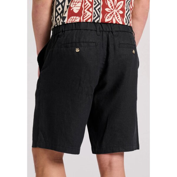 Ανδρική Βερμούδα CHINO FUNKY BUDDHA FBM009-009-03 Μαύρο - Image 5