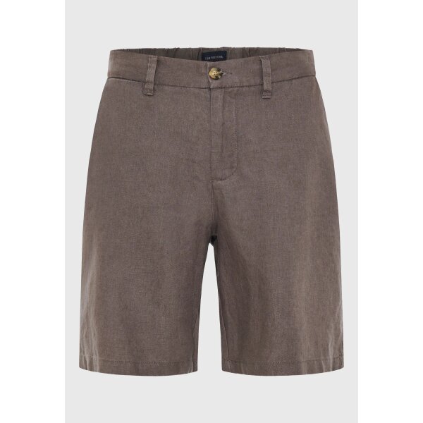 Ανδρική Βερμούδα Λινή CHINO FUNKY BUDDHA FBM009-009-03 Καφέ - Image 1