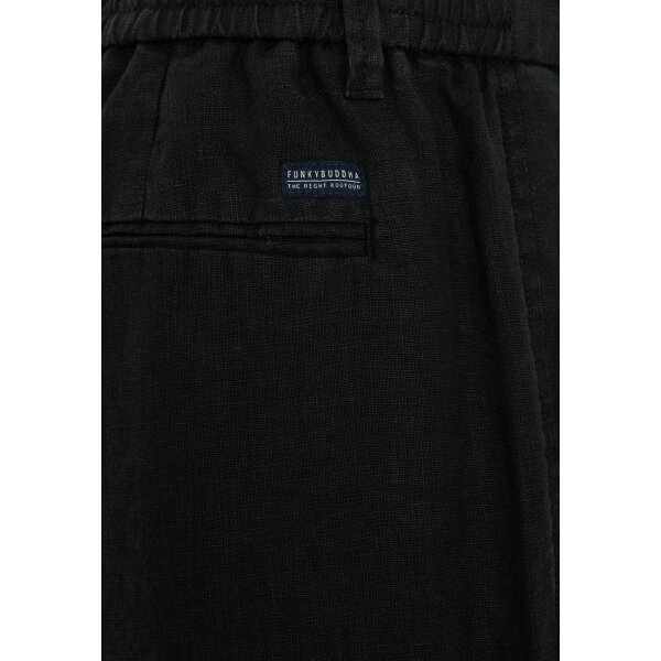 Ανδρικό Παντελόνι CHINO FUNKY BUDDHA FBM009-011-02 Μαύρο - Image 3