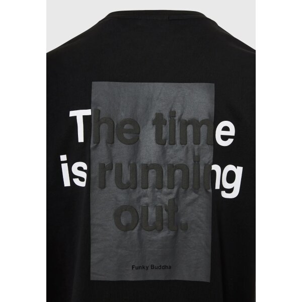 Ανδρική Μπλούζα FUNKY BUDDHA FBM009-022-04 Μαύρο - Image 3