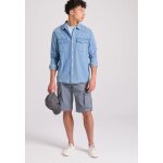 Ανδρική Βερμούδα CARGO FUNKY BUDDHA FBM009-033-03 Μπλε - Image 3