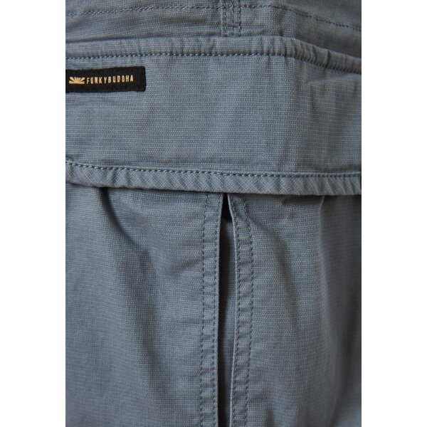 Ανδρική Βερμούδα CARGO FUNKY BUDDHA FBM009-033-03 Μπλε - Image 7