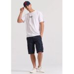 Ανδρική Μπλούζα FUNKY BUDDHA Relaxed fit FBM009-035-04 Λευκή - Image 4