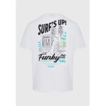 Ανδρική Μπλούζα FUNKY BUDDHA Relaxed fit FBM009-035-04 Λευκή - Image 6
