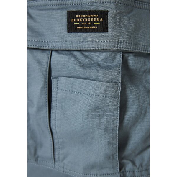 Ανδρικό Παντελόνι CARGO FUNKY BUDDHA FBM009-037-02 Μπλε - Image 2