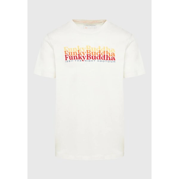 FBM009-044-04_OFF_WHITE_6 Ανδρική Μπλούζα FUNKY BUDDHA FBM009-044-04 Εκρού - Image 1