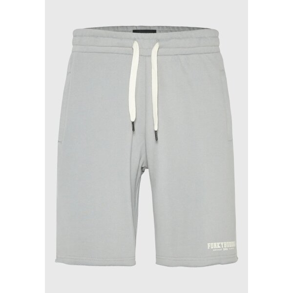 Ανδρική Βερμούδα Φούτερ FUNKY BUDDHA FBM009-050-03 Γκρί - Image 1