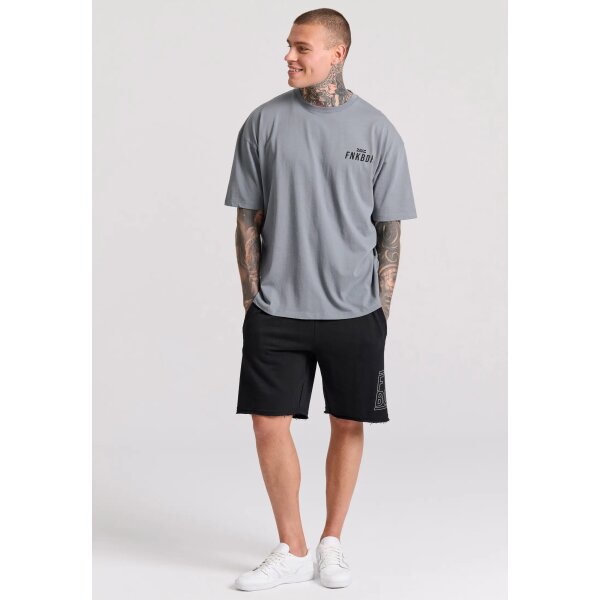 Ανδρική Βερμούδα Φούτερ FUNKY BUDDHA FBM009-051-03 Μαύρο - Image 2