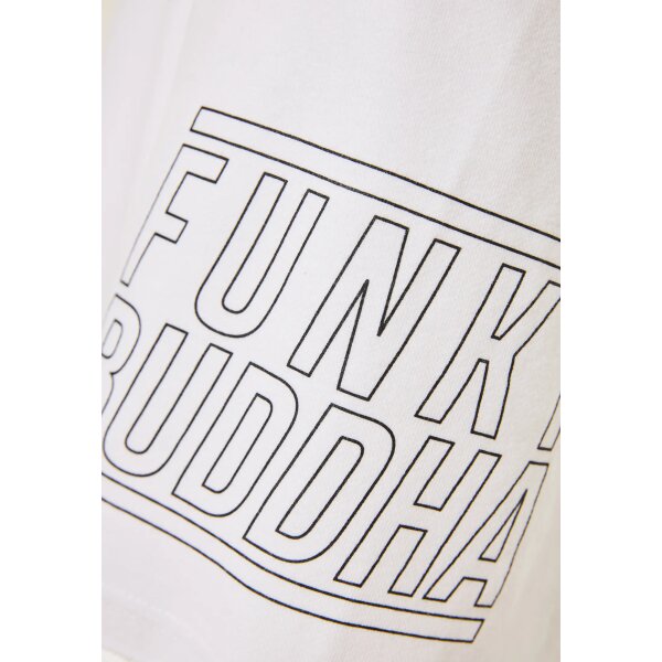 Ανδρική Βερμούδα Φούτερ FUNKY BUDDHA FBM009-051-03 Λευκό - Image 3