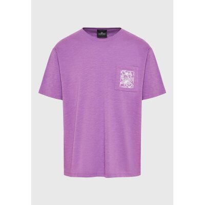 Ανδρική Μπλούζα FUNKY BUDDHA FBM009-066-04 Μωβ