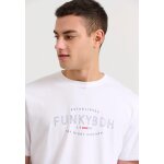 Ανδρική Μπλούζα FUNKY BUDDHA FBM009-094-04 Λευκό - Image 4