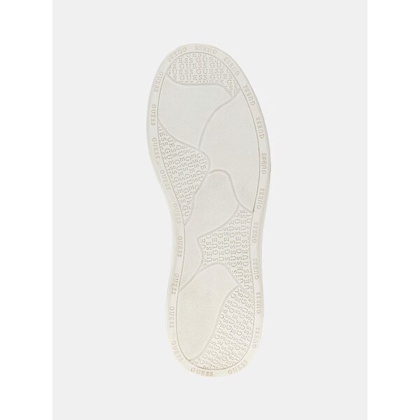 Γυναικείο Sneakers  vibo από γνήσιο δέρμα Λευκό  GUESS FL8VIBLEA12 - Image 5