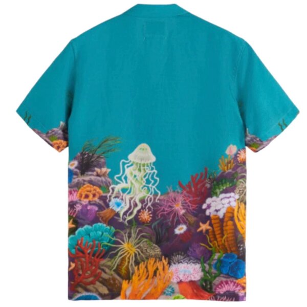 Ανδρικό Πουκάμισο SCOTCH AND SODA PLACEMENT PRINT175718 Πράσινο - Image 2