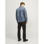 Ανδρικό Πουκάμισο Τζιν JACK & JONES 12138115 Μπλε - Image 6