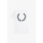 Ανδρική Μπλούζα GRAPHIC FRED PERRY M7784 Λευκό - Image 2