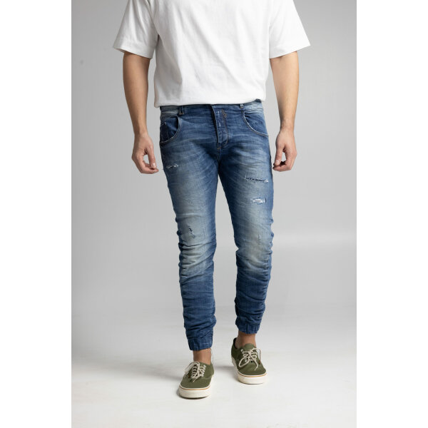 MAGGIO 3 FRONT Ανδρικό Παντελόνι Τζιν Λάστοιχο COZI JEANS 63-MAGGIO 3 Μπλε - Image 4
