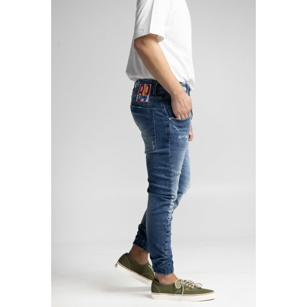 MAGGIO 3 SIDE Ανδρικό Παντελόνι Τζιν Λάστοιχο COZI JEANS 63-MAGGIO 3 Μπλε - Image 5