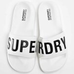 Ανδρική Παντόφλα SUPER DRY MF310256A Λευκή