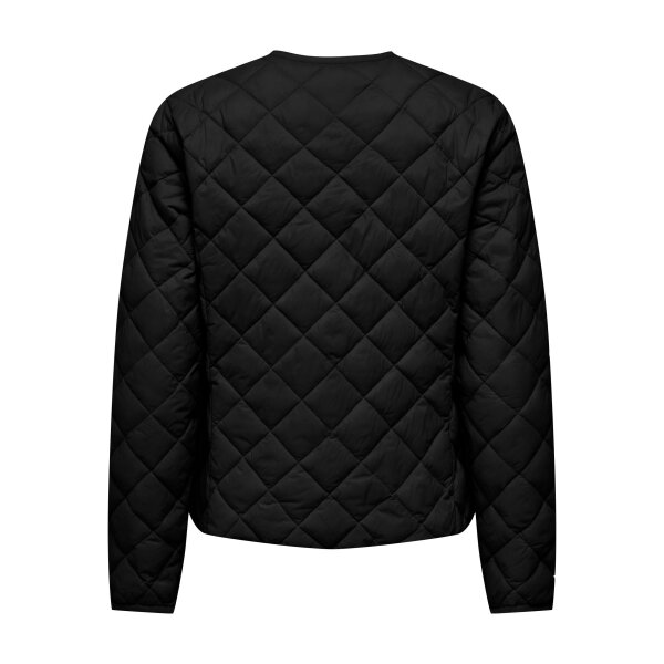 ΓΥΝΑΙΚΕΙΟ ΜΠΟΥΦΑΝ ΚΟΝΤΟ ΜΑΥΡΟ ONLVALENTINA O-NECK QUILT JACKET CC OTW 15312180 - Image 2