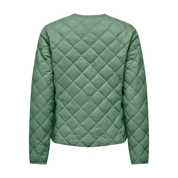 ONLY_Autumnwinter_4456176_15312180 (1) ΓΥΝΑΙΚΕΙΟ ΜΠΟΥΦΑΝ ΚΟΝΤΟ ΠΡΑΣΙΝΟ ONLVALENTINA O-NECK QUILT JACKET CC OTW 15312180 - Image 2