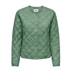 ΓΥΝΑΙΚΕΙΟ ΜΠΟΥΦΑΝ ΚΟΝΤΟ ΠΡΑΣΙΝΟ ONLVALENTINA O-NECK QUILT JACKET CC OTW 15312180