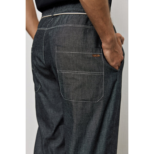 P-1847_005_03 Ανδρικό Παντελόνι P/COC P-184700505 Μαύρο - Image 2