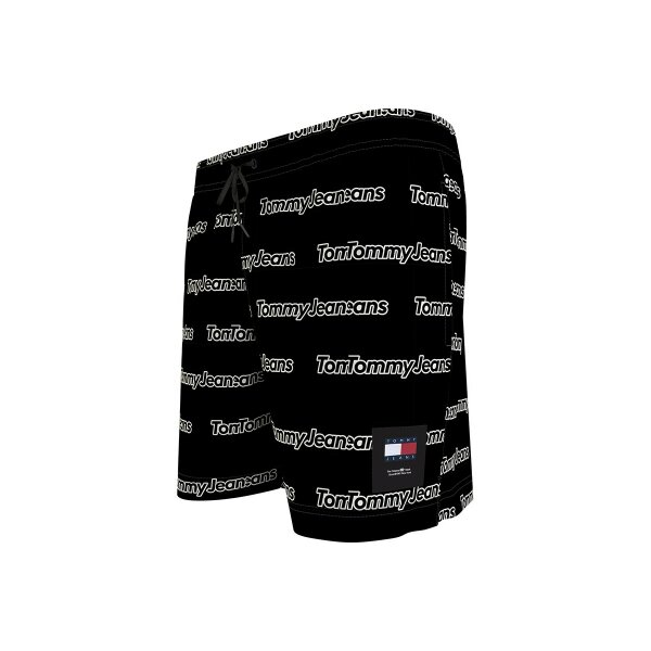 Ανδρικό Μαγιό Βερμούδα TOMMY JEANS DRAWSTRING AOP PRINT UM0UM03150 Μαύρο - Image 3