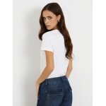 Γυναικείο T-shirt με τριγωνικό λογότυπο Λευκό GUESS W1YI1BI3Z14-G011 - Image 3