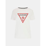 Γυναικείο T-shirt με τριγωνικό λογότυπο Λευκό GUESS W1YI1BI3Z14-G011 - Image 4