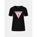 Γυναικείο T-shirt με τριγωνικό λογότυπο Μαύρο GUESS W1YI1BI3Z14-JBLK - Image 4