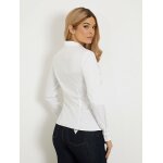 Γυναικείο Κλασικό πουκάμισο slim Λευκό GUESS W2YH41WAF10-G011 - Image 3