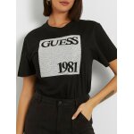Γυναικείο T-shirt με λογότυπο μπροστά Μαύρο GUESS W4GI16I3Z14-JBLK - Image 4