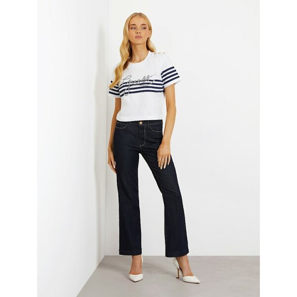 Γυναικείο T-shirt με λογότυπο μπροστά Λευκό GUESS W4GI18K8FQ4-G011 - Image 2