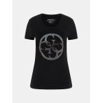 Γυναικείο T-shirt με λογότυπο με στρας μπροστά GUESS W4GI29J1314-JBLK - Image 5