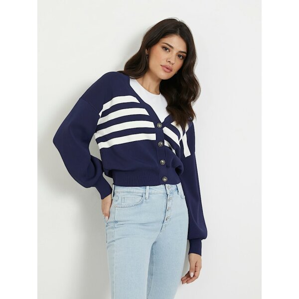 W4GR40Z3DY0-S75B (1) Γυναικεία Ζακέτα με κεντημένο λογότυπο  GUESS W4GR40Z3DY0-S75B - Image 1