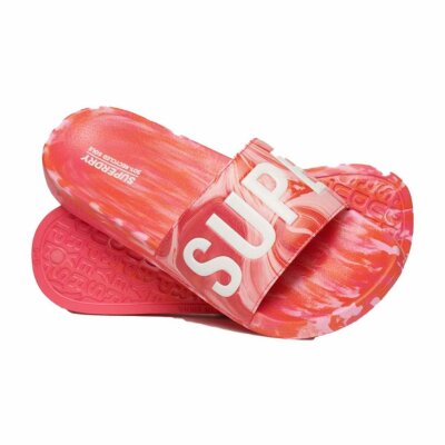 Παντόφλες Κολυμβητηρίου SUPERDRY Marble Vegan Pool Slides W