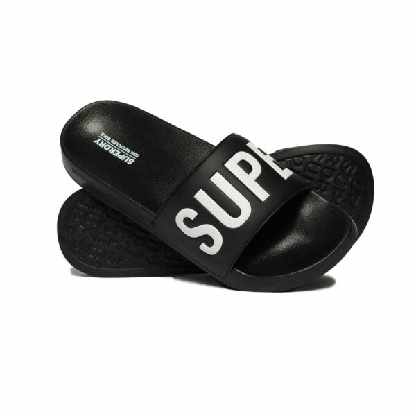 WF310222A-33B_1_ Παντόφλες Κολυμβητηρίου SUPERDRY  Marble Vegan Pool Slides  WF310222A-33B - Image 1