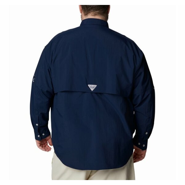 andriko-poukamiso-bahama-ii-l-s-shirt-normal (1) Ανδρικό Πουκάμισο COLUMBIA PLUS SIZE 1011622 Μπλε - Image 2