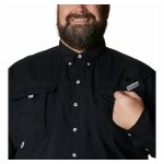 Ανδρικό Πουκάμισο COLUMBIA PLUS SIZE 1011622 Μαύρο - Image 5