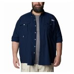 Ανδρικό Πουκάμισο COLUMBIA PLUS SIZE 1011622 Μπλε - Image 3