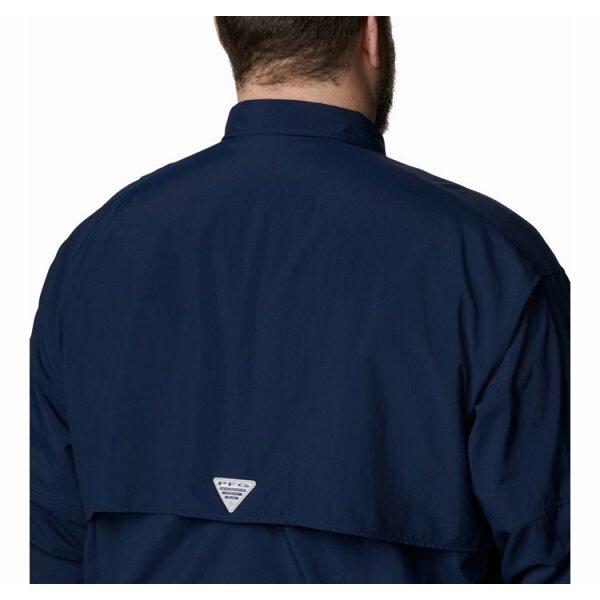 andriko-poukamiso-bahama-ii-l-s-shirt-normal (5) Ανδρικό Πουκάμισο COLUMBIA PLUS SIZE 1011622 Μπλε - Image 6