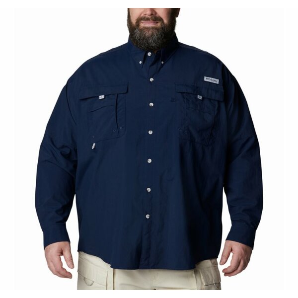 andriko-poukamiso-bahama-ii-l-s-shirt-normal Ανδρικό Πουκάμισο COLUMBIA PLUS SIZE 1011622 Μπλε - Image 1