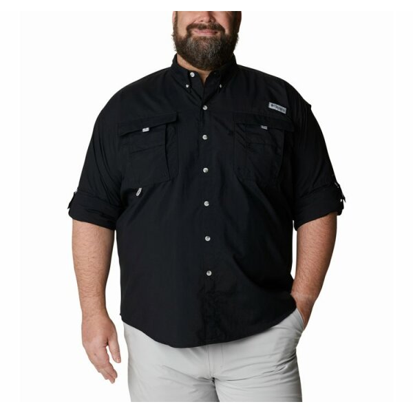 Ανδρικό Πουκάμισο COLUMBIA PLUS SIZE 1011622 Μαύρο - Image 3