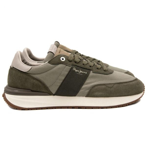 antriko-athlitiko-pepe-jeans-pms60006-765 Ανδρικό Παπούτσι PEPE JEANS PMS60006 BUSTER TAPE Χακί - Image 1