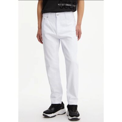 Ανδρικό Παντελόνι Τζιν CALVIN KLEIN J30J326080 DAD JEANS Λευκό